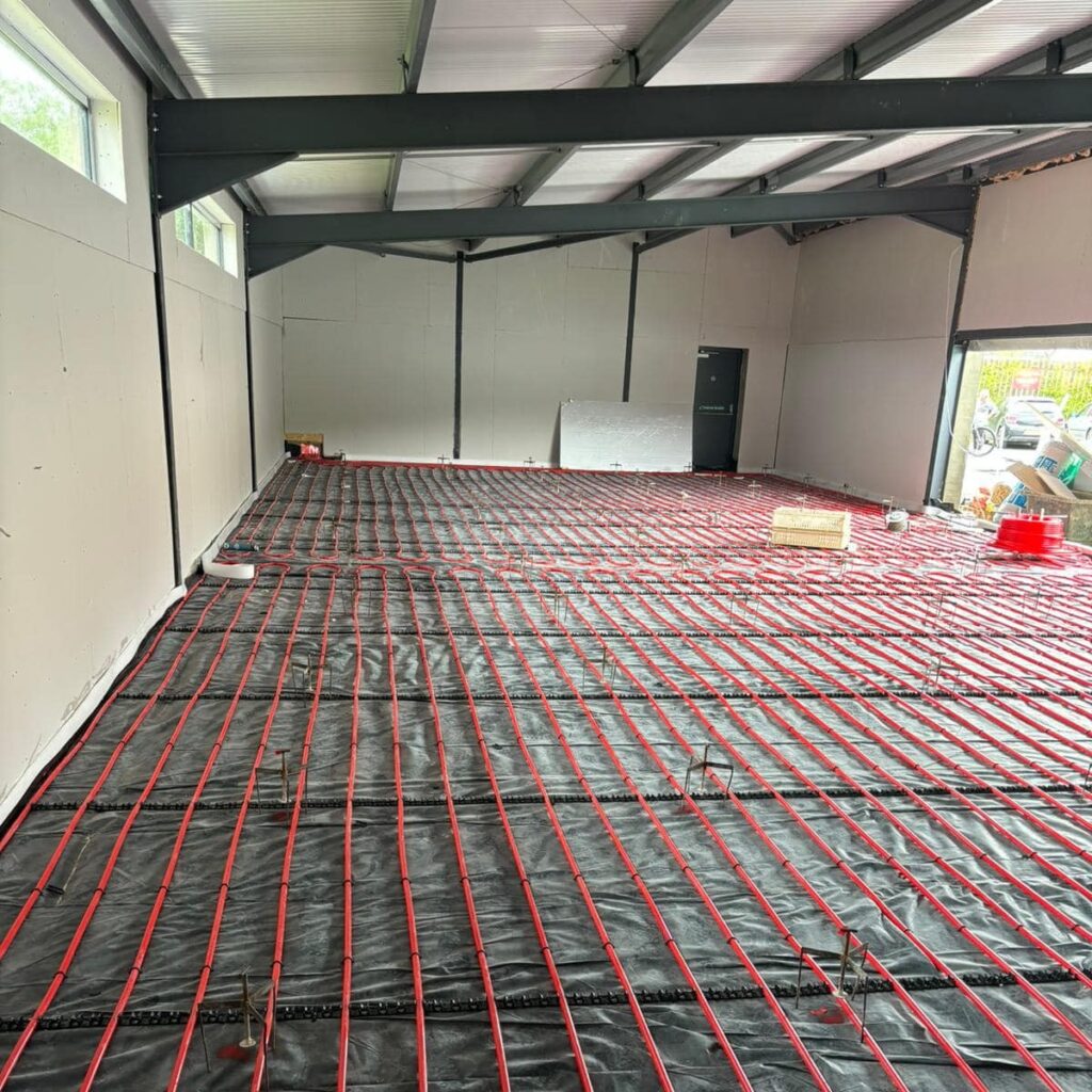 Commercial Underfloor Heating Installation